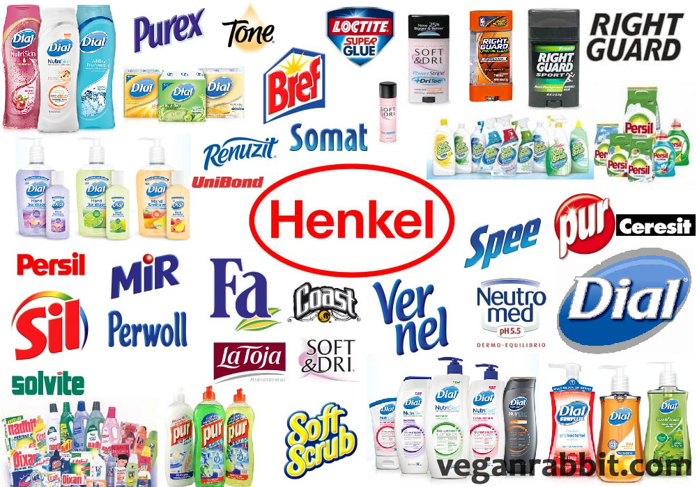 henkel, animal testing, vivisection, companies that test on animals,