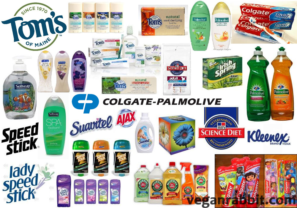 colgate palmolive, animal testing, vivisection, companies that test on animals,