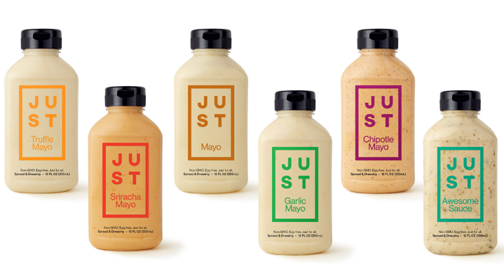 JUST, hampton creek, vegan, mayonnaise, mayo, vegan mayo, no eggs, eggless, egg-free, products