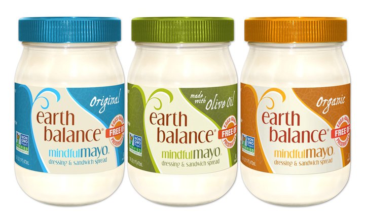 earth balance, mindful mayo, mayo, mayonnaise, vegan, vegan mayo, eggless mayo